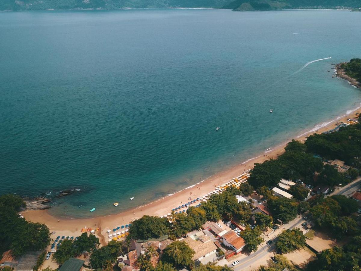 Bangalo Com Vista Para O Mar No Condominio Yacamim Ilhabela Praia Do Curral Екстер'єр фото