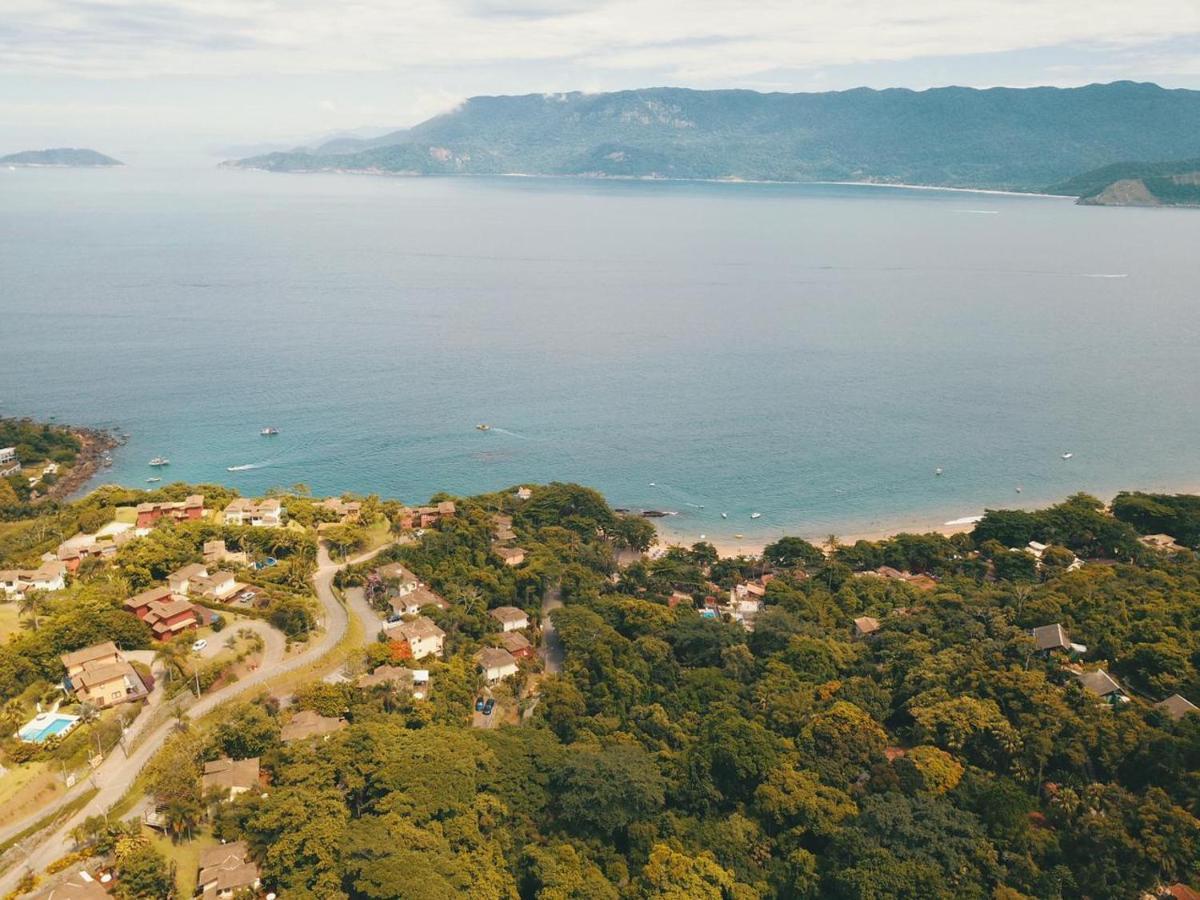 Bangalo Com Vista Para O Mar No Condominio Yacamim Ilhabela Praia Do Curral Екстер'єр фото