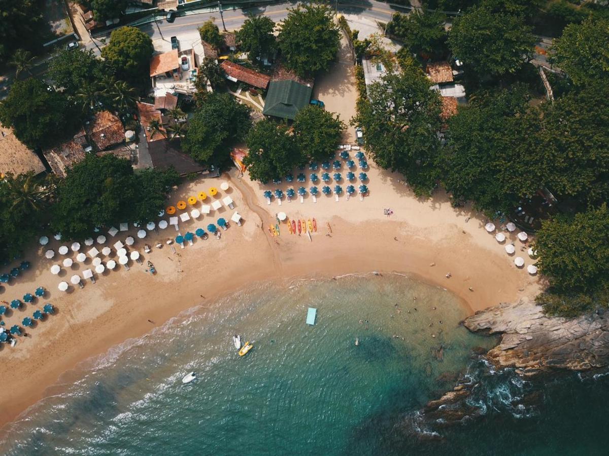 Bangalo Com Vista Para O Mar No Condominio Yacamim Ilhabela Praia Do Curral Екстер'єр фото