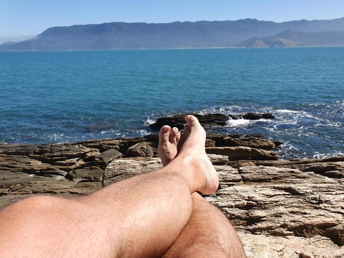 Bangalo Com Vista Para O Mar No Condominio Yacamim Ilhabela Praia Do Curral Екстер'єр фото