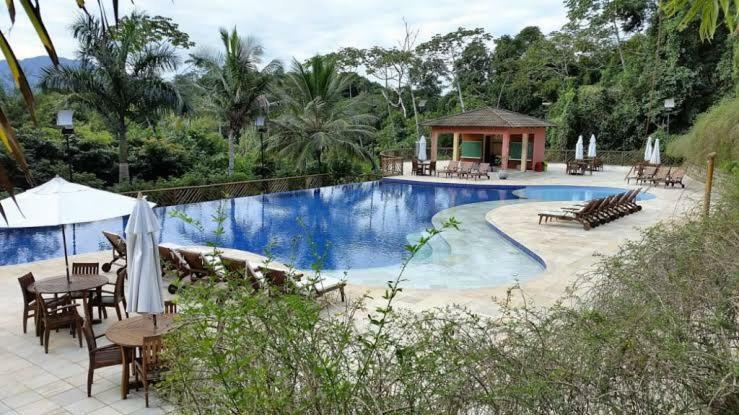 Bangalo Com Vista Para O Mar No Condominio Yacamim Ilhabela Praia Do Curral Екстер'єр фото