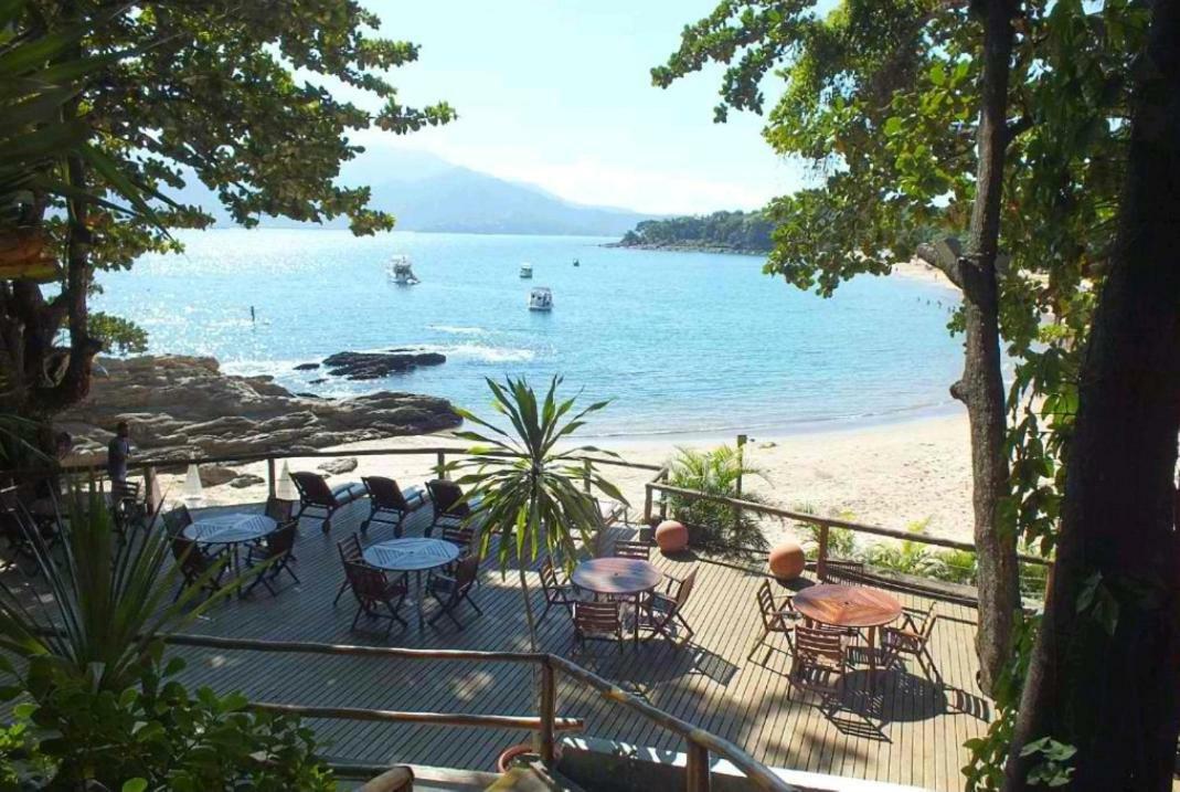Bangalo Com Vista Para O Mar No Condominio Yacamim Ilhabela Praia Do Curral Екстер'єр фото